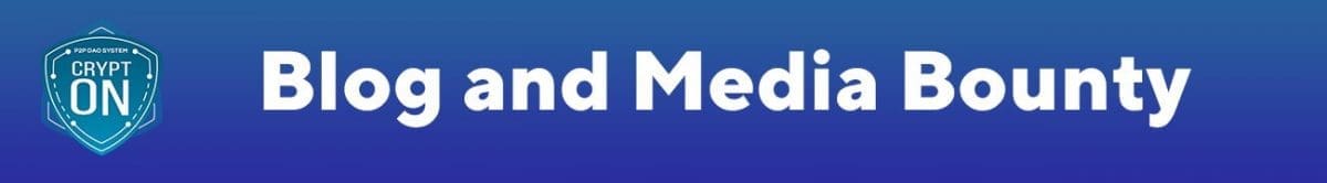 How to Earn Stakes in Crypt-ON Blog and Media Bounty