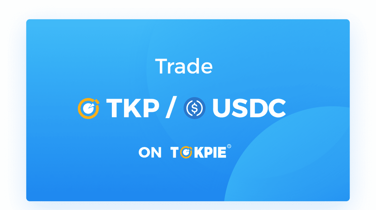 TOKPIE adds TKP/USDC
