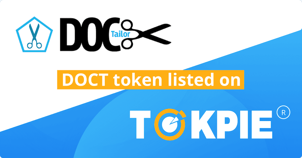 DocTailor (DOCT) Token Listed on Tokpie