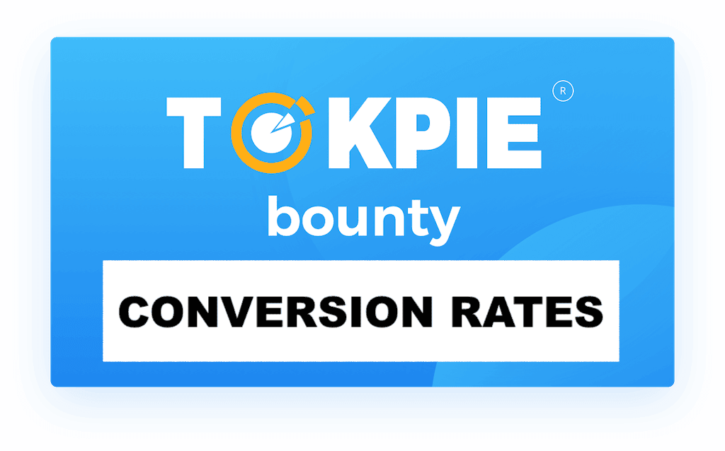 Tokpie Bounty: Conversion Rates and Distribution