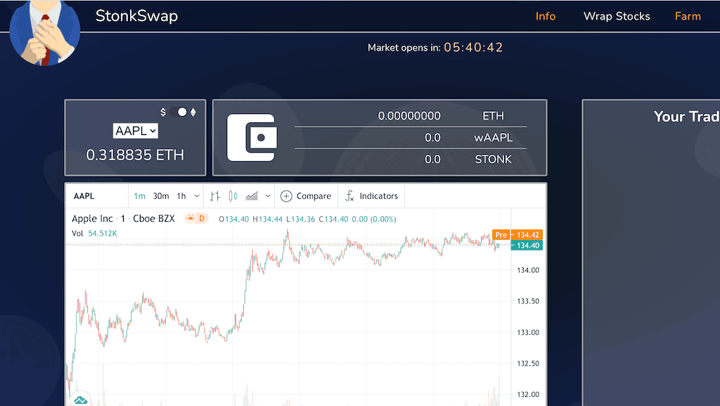 StonkSwap app