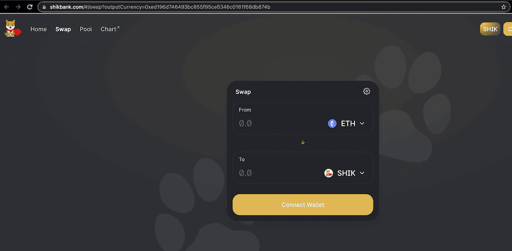 Decentralized exchange - shikbank