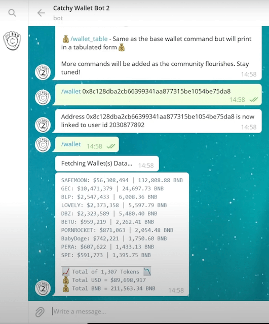 CATCHY bot
