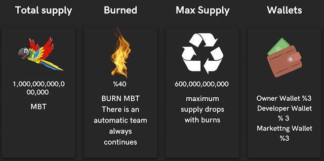initial allocation of MagicBirdsToken tokens