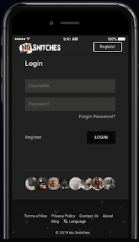 Nosnitches social app