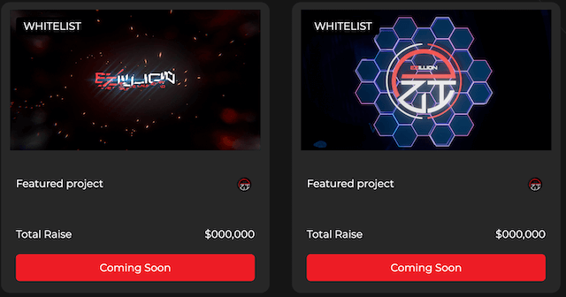 Ezillion's launchpad