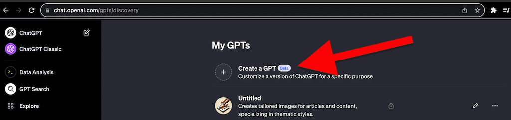 Set a custom GPT for your blockchain project.
