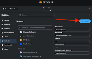 Manually adding Arbitrum network in MetaMask
