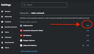 Adding Arbitrum One Network in MetaMask