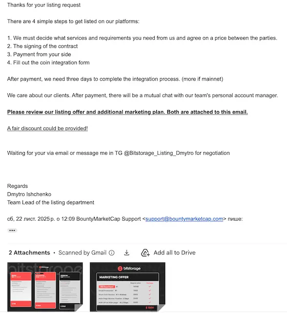 How to list token on Bitstorage — crypto exchange listing fees guide